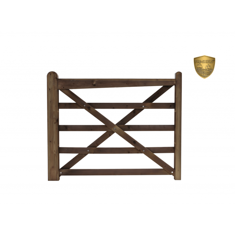 Engelse houten poort - 150 cm - PRE-SHIELD® - weidepoort