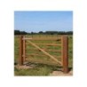 Engelse houten poort - 150 cm - Hardhout - weidepoort