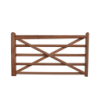 Engelse houten poort - 210 cm - Hardhout - weidepoort