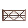Engelse houten poort - 240 cm - Hardhout - weidepoort