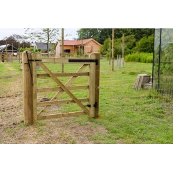 Engelse houten weidepoort - 150 cm - Tanalith-E