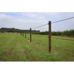 Houten palen | Weidepalen | grenen | PRE-SHIELD® | rond gefreesd | 10x180 cm | va €10,43 p/s -