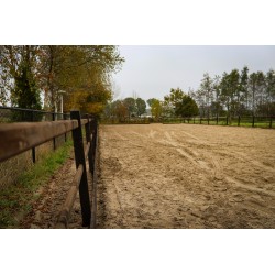 Doorsteek omheining Square Diamond - 11x11x225 cm - 2 gaten - PRE-SHIELD®