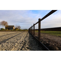 Doorsteek omheining Square Diamond - 11x11x225 cm - 2 gaten - PRE-SHIELD®