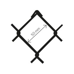 Harmonica Accordo PVC zwart 50x3.0 cm