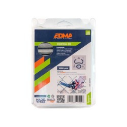 Edma hekwerkringen Omega 20 mm groen (1.000 stuks)