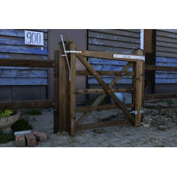 Engelse houten poort - 120 cm - PRE-SHIELD® - weidepoort