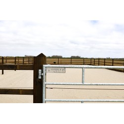 Gegalvaniseerde poort - ijzeren weidepoort - 3,25 meter - incl. hang- en sluitwerk