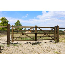 Engelse houten poort - 210 cm - PRE-SHIELD® - weidepoort