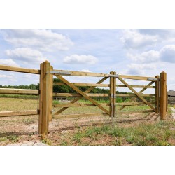 Engelse houten weidepoort - 210 cm - Tanalith-E