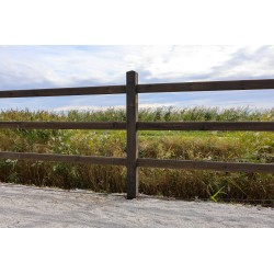 Doorsteek omheining Square Diamond - 11x11x250 cm - 3 gaten - PRE-SHIELD®