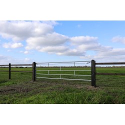 Doorsteek omheining Square Diamond - 11x11x200 cm - 2 gaten - PRE-SHIELD®