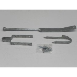 Complete enkele Engelse poort 2,4 m - Tanatone - inclusief poortpalen + hang- en sluitwerk - weidepoort