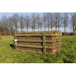 Houten palen | Weidepalen | grenen | Tanalith-e | rond gefreesd | 10x220 cm | va €11,87 p/s -