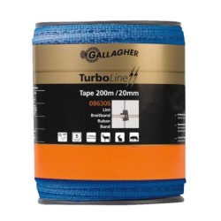 TurboLine lint 20mm blauw 200m