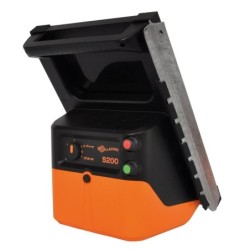 Gallagher S200 solar schrikdraadapparaat incl. 2 batterijen (2x 12 V - 7,2 Ah)