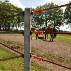 Softgrip poortgreep, oranje - lint