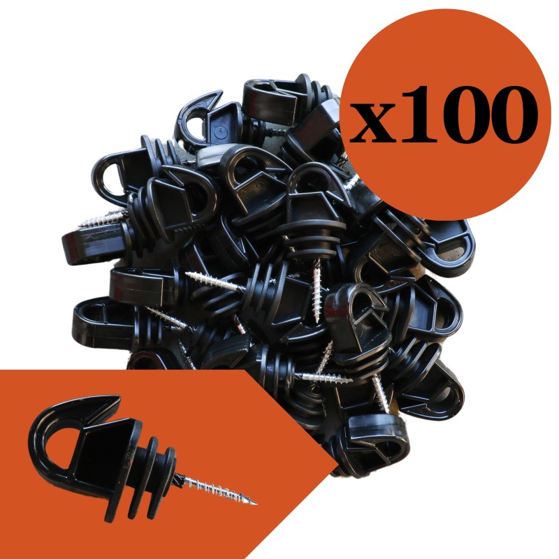 Haak-ring isolatoren 100 stuks